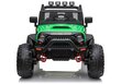 Jeep JC666, vihreä, kaksipaikkainen sähköjeeppi. hinta ja tiedot | Lasten sähköautot | hobbyhall.fi