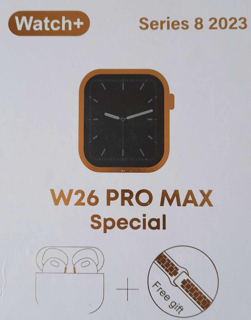 Älykello W26 Pro Max Special Bluetooth-kuulokkeilla hinta ja tiedot | Älykellot | hobbyhall.fi