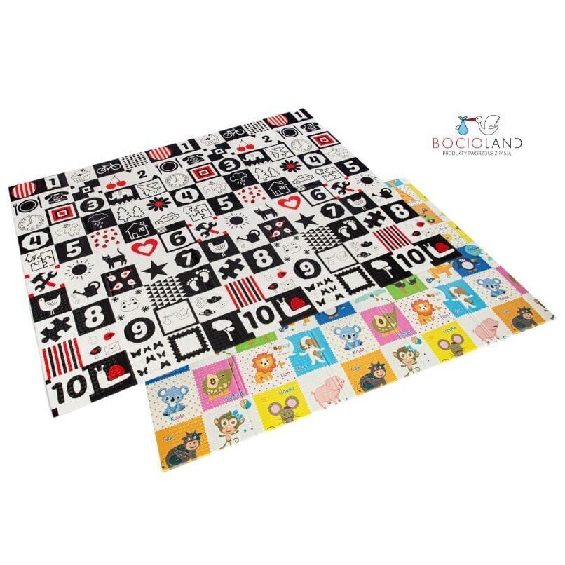 Taitettava leikkimatto Bocioland Happy day BL123, 150x200 cm hinta ja tiedot | Leikkimatot | hobbyhall.fi