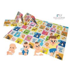 Taitettava leikkimatto Bocioland Happy day BL123, 150x200 cm hinta ja tiedot | Leikkimatot | hobbyhall.fi