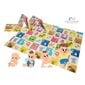 Taitettava leikkimatto Bocioland Happy day BL123, 150x200 cm hinta ja tiedot | Leikkimatot | hobbyhall.fi