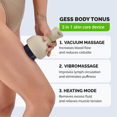 GESS Body Tonus Vacuum-vartalohierontalaite GESS-313 hinta ja tiedot | Hierontalaitteet | hobbyhall.fi