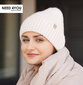 Naisten hattu, valkoinen, merinovilla hinta ja tiedot | Naisten päähineet | hobbyhall.fi