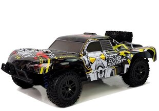 Kauko-ohjattava 4x4 kilpa-auto 40 km/h, keltainen hinta ja tiedot | Poikien lelut | hobbyhall.fi