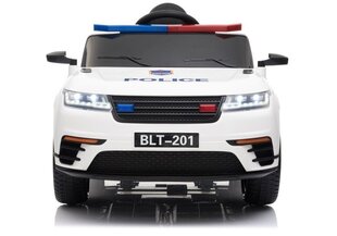 Range Rover Police sähköinen poliisiauto lapsille, valkoinen hinta ja tiedot | Lasten sähköautot | hobbyhall.fi