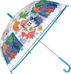 Lasten läpinäkyvä sateenvarjo Dino Space hinta ja tiedot | Dino Space Muoti | hobbyhall.fi