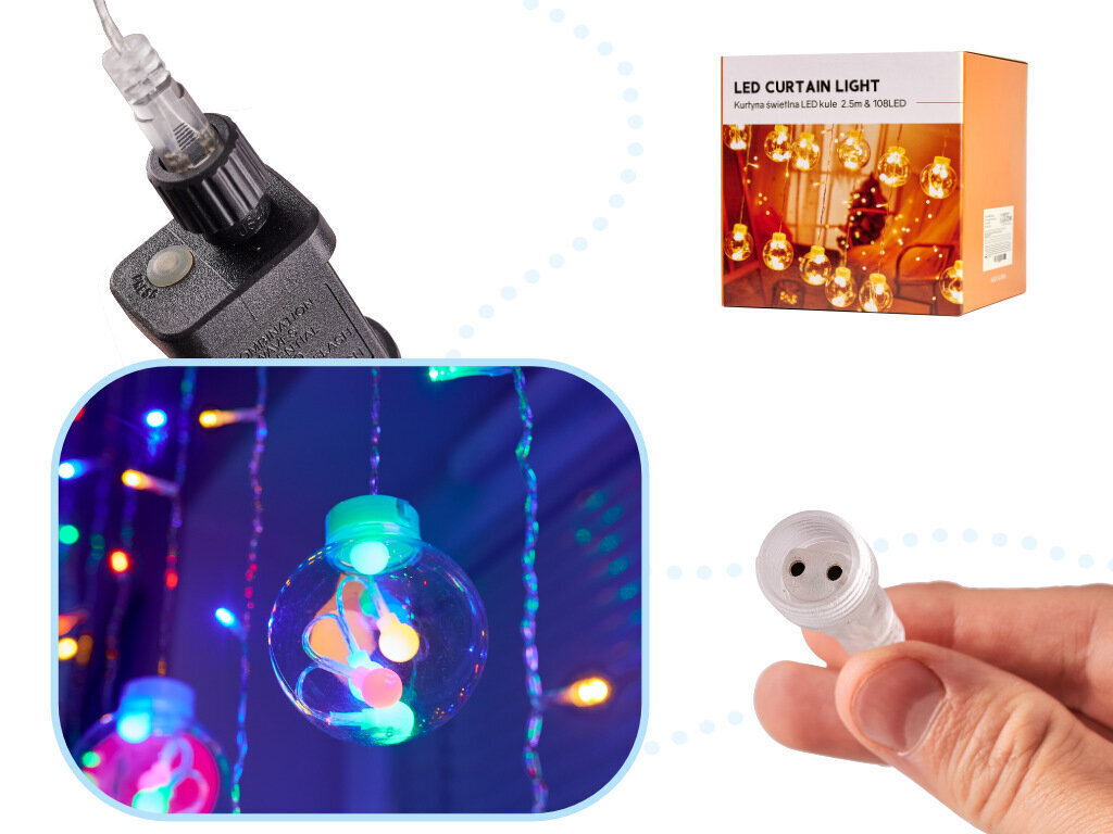 LED-jouluvalot 3m, K45 eri väreissä hinta ja tiedot | Jouluvalot | hobbyhall.fi