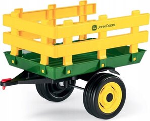 Perävaunu Peg Perego John Deere Stake-Side Trailer hinta ja tiedot | Lasten sähköautot | hobbyhall.fi