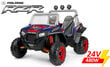 Kaksipaikkainen lasten sähköinen mönkijä, Peg Perego Polaris RZR 900 XP 24V, sininen. hinta ja tiedot | Lasten sähköautot | hobbyhall.fi