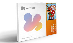 Timanttimosaiikki Varvikas - Merry Christmas LC021e hinta ja tiedot | Timanttimaalaukset | hobbyhall.fi