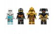 71791 LEGO® NINJAGO® Lohikäärmevoiman Zane – spinjitzu-kilpa-auto + pehmotyynykissa, 50 cm hinta ja tiedot | LEGOT ja rakennuslelut | hobbyhall.fi