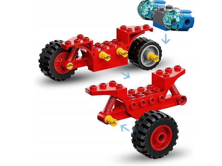 10781 LEGO Super Heroes Tech kolmipyörä Spider-Man ja pehmotyynykissa, 50 cm hinta ja tiedot | LEGOT ja rakennuslelut | hobbyhall.fi