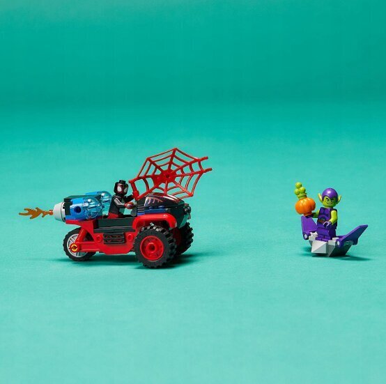 10781 LEGO Super Heroes Tech kolmipyörä Spider-Man ja pehmotyynykissa, 50 cm hinta ja tiedot | LEGOT ja rakennuslelut | hobbyhall.fi