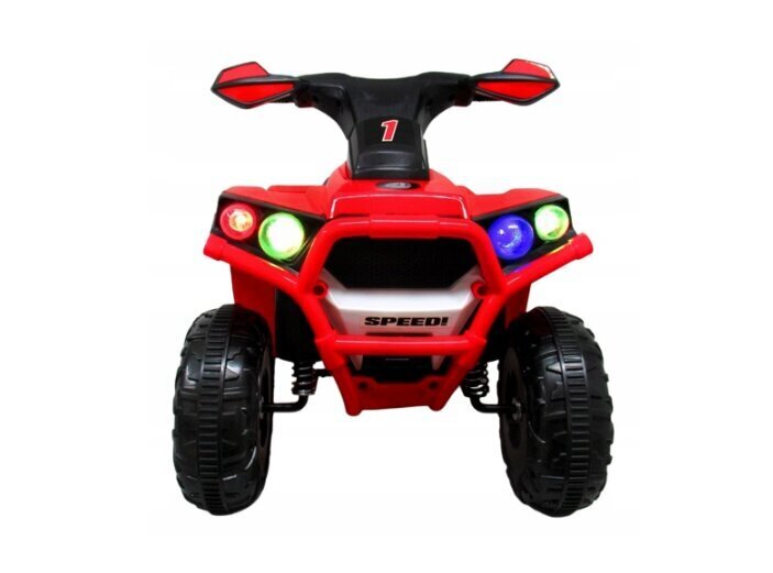 Lasten mönkijä Bmw Quad R-sport J8, punainen ja pehmotyyny Cat, 50 cm hinta ja tiedot | Lasten sähköautot | hobbyhall.fi
