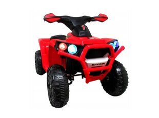 Sähkömönkijä Bmw Quad R-sport J8, punainen + pehmotyyny Cat, 50 cm hinta ja tiedot | Lasten sähköautot | hobbyhall.fi
