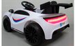 Yhden sähköauton avoauto Bmw R-sport, valkoinen ja pehmotyyny Cat, 50 cm hinta ja tiedot | Lasten sähköautot | hobbyhall.fi