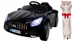 Sähköauto Bmw B3 R-sport, musta + pehmotyyny Cat, 50 cm hinta ja tiedot | Lasten sähköautot | hobbyhall.fi