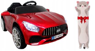 Sähköauto Bmw B3 R-sport, punainen + pehmotyyny Cat, 50 cm hinta ja tiedot | Lasten sähköautot | hobbyhall.fi