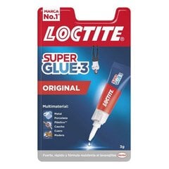 Liima Loctite Super Glue 3 (3 g) hinta ja tiedot | Liimat | hobbyhall.fi