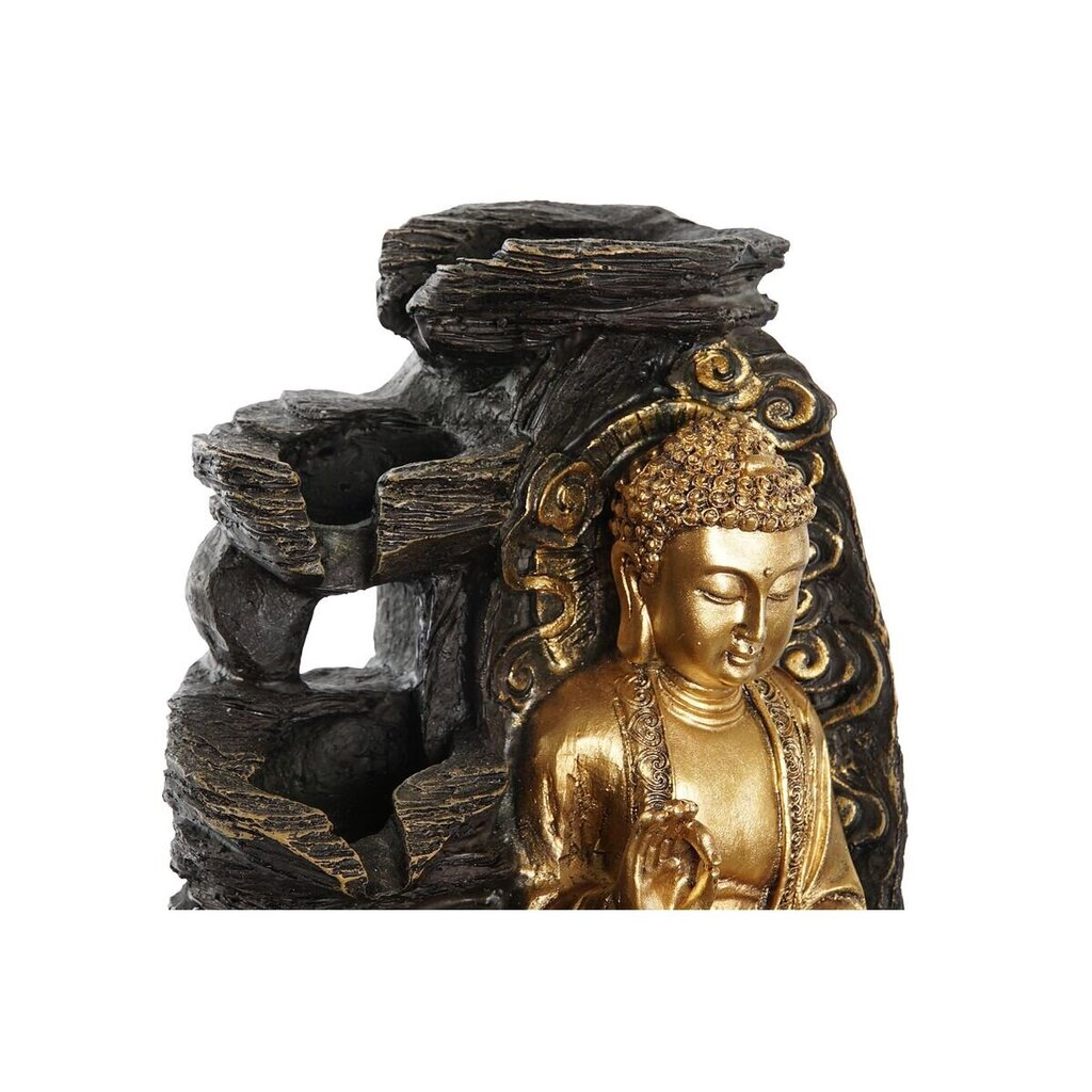 Fontanas DKD Home Decor 21 x 21 x 25 cm Buddha Hartsi Itämainen (2 osaa) hinta ja tiedot | Puutarhakoristeet | hobbyhall.fi