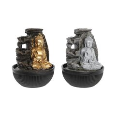 Fontanas DKD Home Decor 21 x 21 x 25 cm Buddha Hartsi Itämainen (2 osaa) hinta ja tiedot | Puutarhakoristeet | hobbyhall.fi