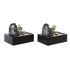 Fontanas DKD Home Decor Buddha Hartsi Itämainen 29 x 21 x 23 cm (2 osaa) hinta ja tiedot | Puutarhakoristeet | hobbyhall.fi