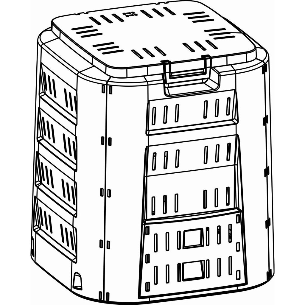 Compogreen kompostisäiliö 320L hinta ja tiedot | Kompostorit ja jäteastiat | hobbyhall.fi