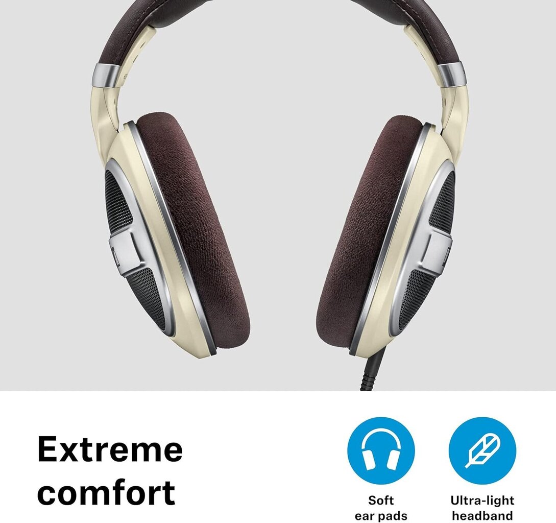 Sennheiser HD 599 On-Ear Brown/White hinta ja tiedot | Kuulokkeet | hobbyhall.fi