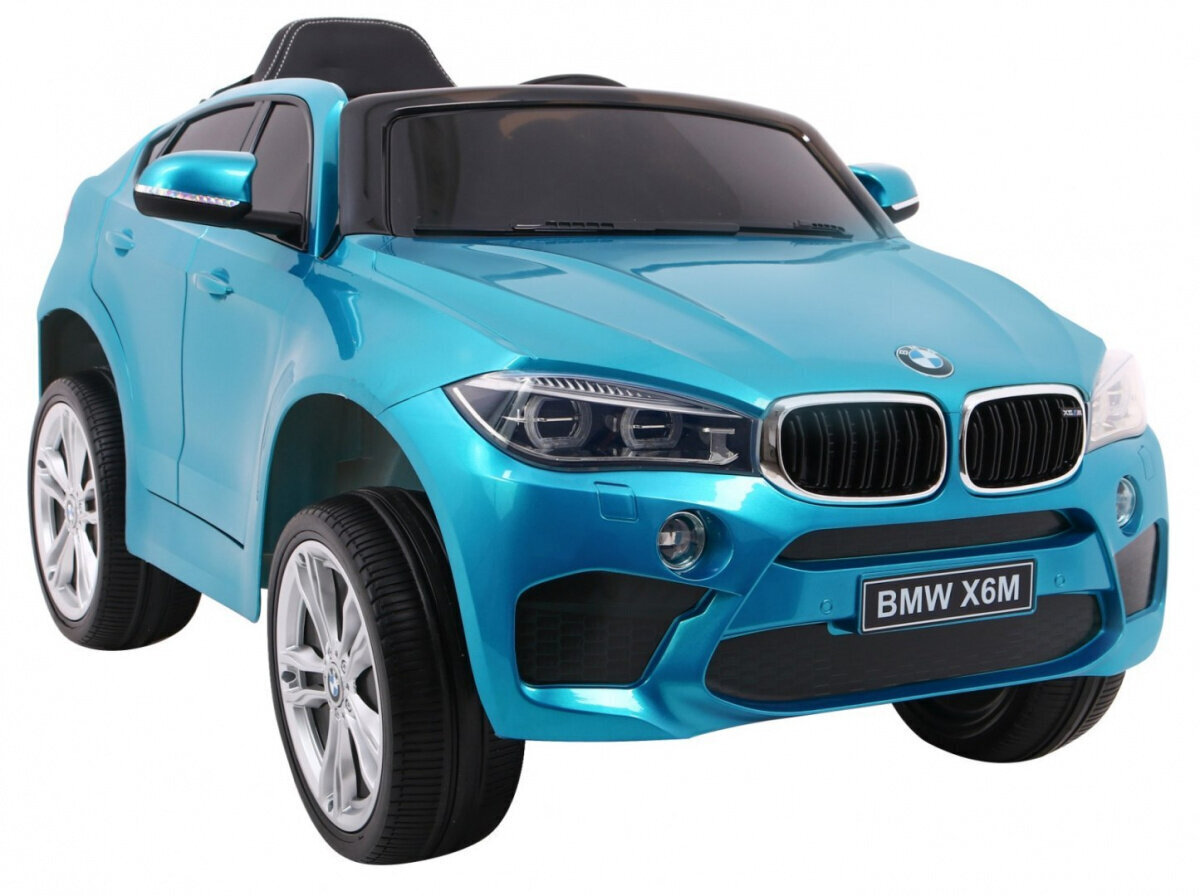 BMW X6M sähköauto lapsille, sininen hinta ja tiedot | Lasten sähköautot | hobbyhall.fi