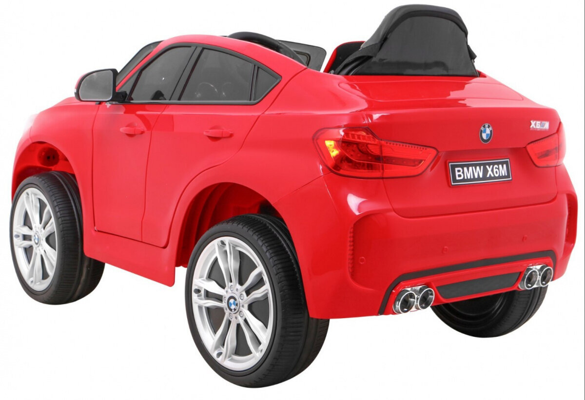 BMW X6M yksipaikkainen sähköauto, punainen hinta ja tiedot | Lasten sähköautot | hobbyhall.fi