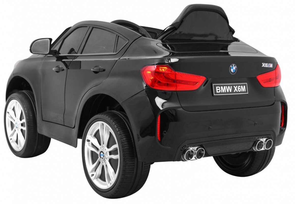 BMW X6M yksipaikkainen sähköauto, musta hinta ja tiedot | Lasten sähköautot | hobbyhall.fi
