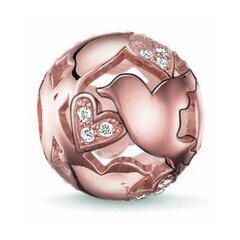 Naisten helmet Thomas Sabo K0132-416-14 Punakulta (1,1 cm) hinta ja tiedot | Kaulakorut | hobbyhall.fi