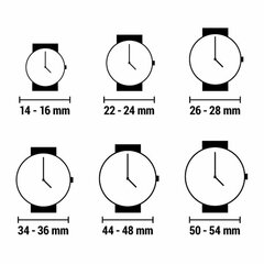 Miesten rannekello IK IK002-BRWH (Ø 35 mm) hinta ja tiedot | Miesten kellot | hobbyhall.fi