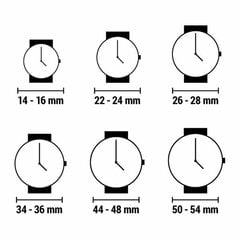 Miesten rannekello IK IK001-BRWH (Ø 35 mm) hinta ja tiedot | Miesten kellot | hobbyhall.fi