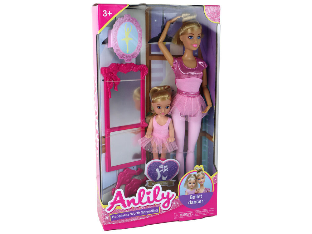 Anlily Ballerina nukke setti hinta ja tiedot | Tyttöjen lelut | hobbyhall.fi