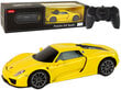 Porsche 918 kauko-ohjattava auto, 1:24, keltainen hinta ja tiedot | Poikien lelut | hobbyhall.fi