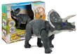 Suuri lelu dinosaurus "Triceratops", harmaa hinta ja tiedot | Poikien lelut | hobbyhall.fi