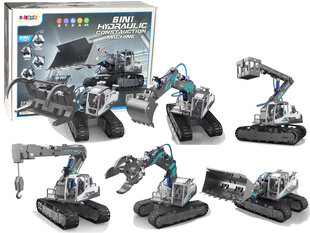 6in1 kaivinkone hydraulinen rakentaminen Set hinta ja tiedot | Poikien lelut | hobbyhall.fi