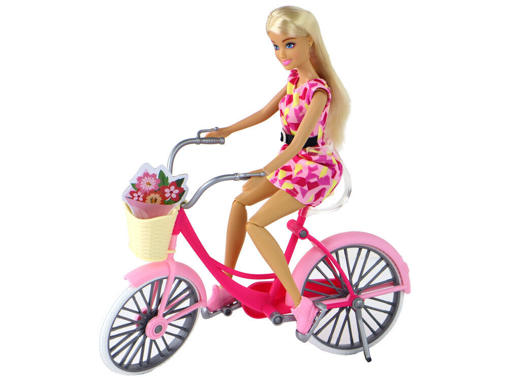 Anlily-nukke polkupyörän kanssa hinta ja tiedot | Tyttöjen lelut | hobbyhall.fi