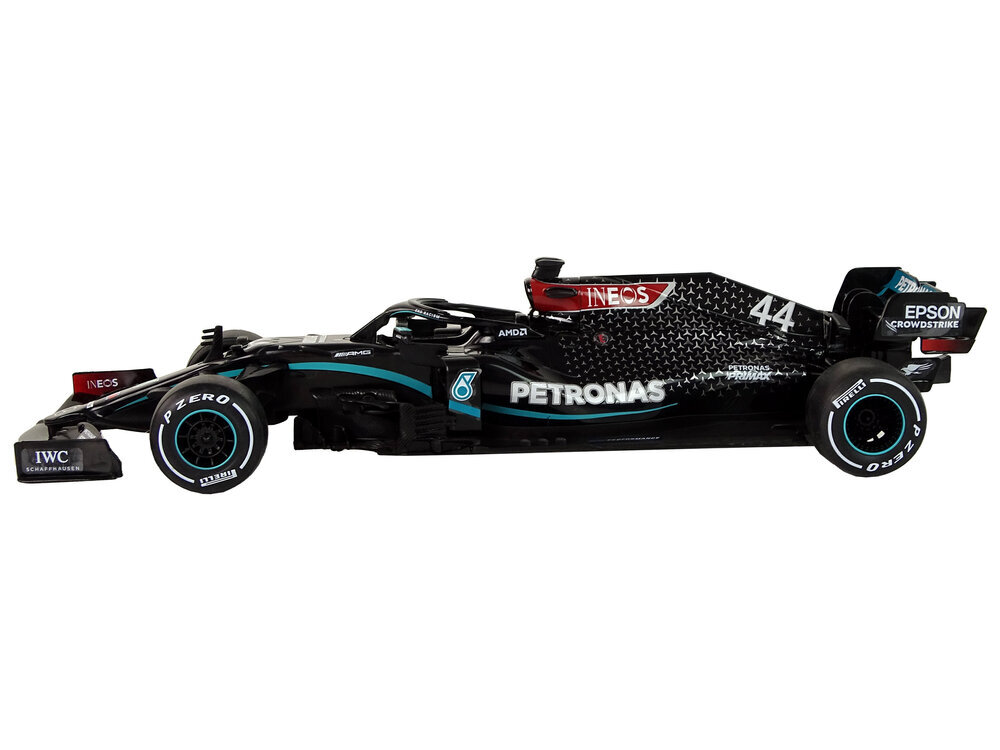 Mercedes-AMG F1 kauko-ohjattava auto, 1:18, sininen hinta ja tiedot | Poikien lelut | hobbyhall.fi