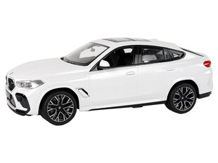 Bmw X6 M kauko-ohjattava auto, 1:14, valkoinen hinta ja tiedot | Poikien lelut | hobbyhall.fi