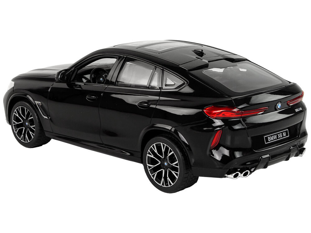 Bmw X6 M kauko-ohjattava auto, 1:14, musta hinta ja tiedot | Poikien lelut | hobbyhall.fi