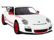 Porsche 911 GT3 RS kauko-ohjattava auto, 1:14, valkoinen hinta ja tiedot | Poikien lelut | hobbyhall.fi