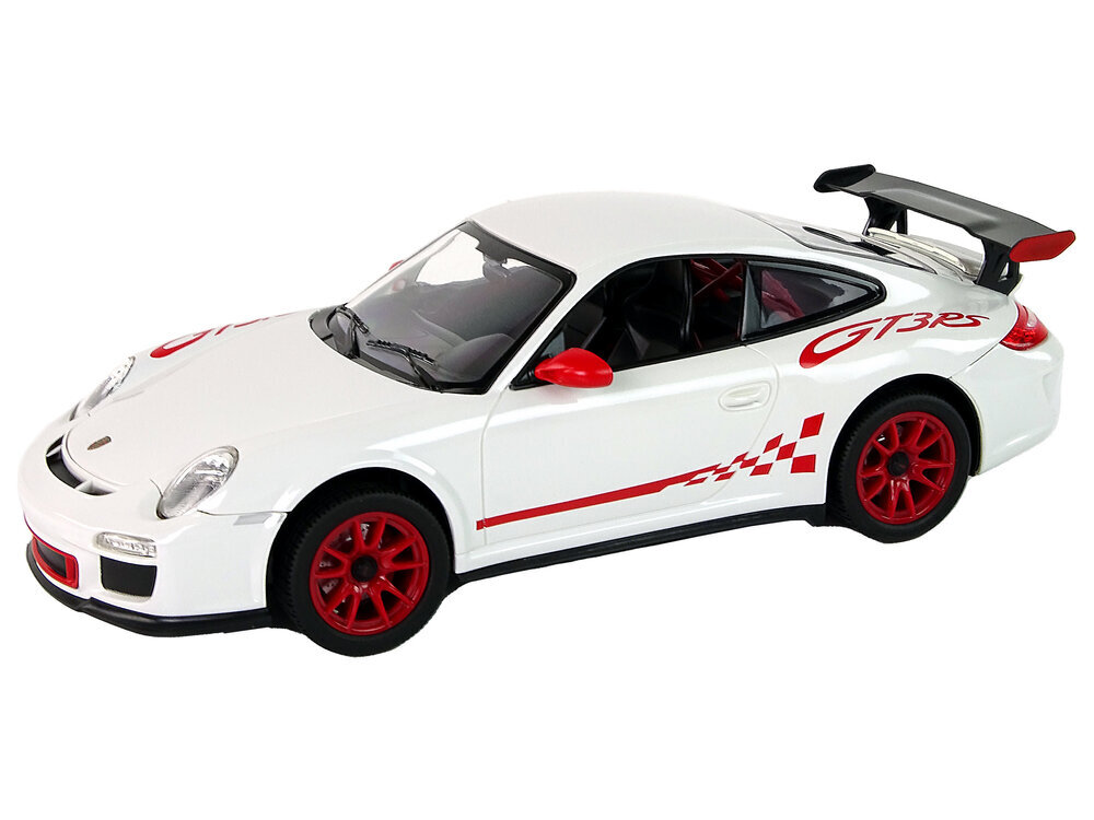 Porsche 911 GT3 RS kauko-ohjattava auto, 1:14, valkoinen hinta ja tiedot | Poikien lelut | hobbyhall.fi