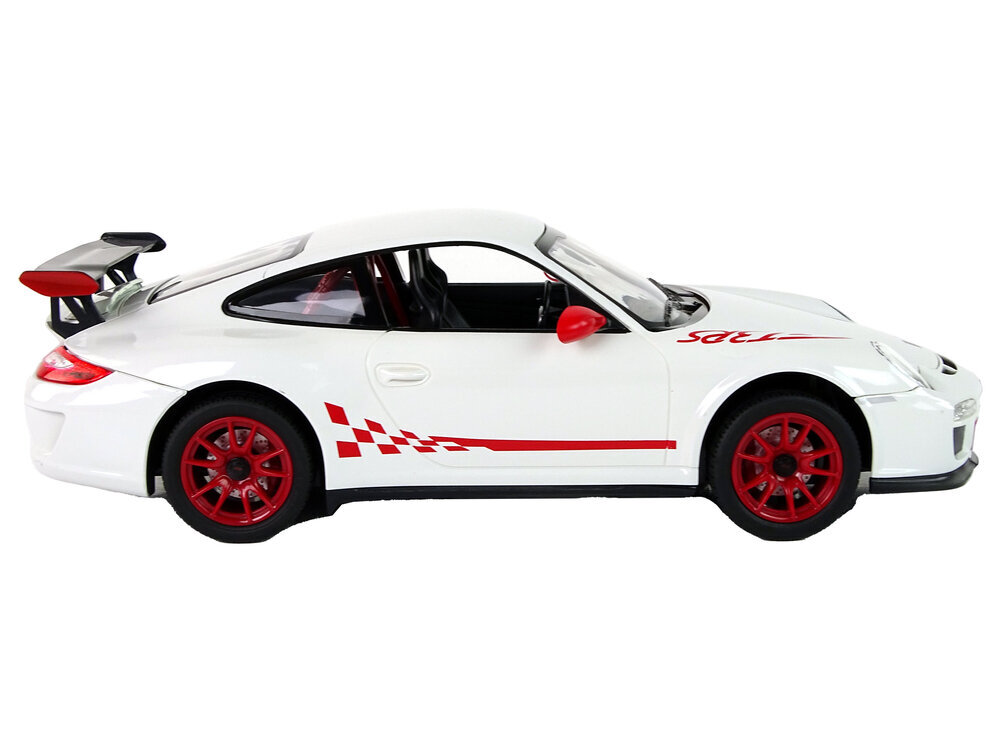 Porsche 911 GT3 RS kauko-ohjattava auto, 1:14, valkoinen hinta ja tiedot | Poikien lelut | hobbyhall.fi