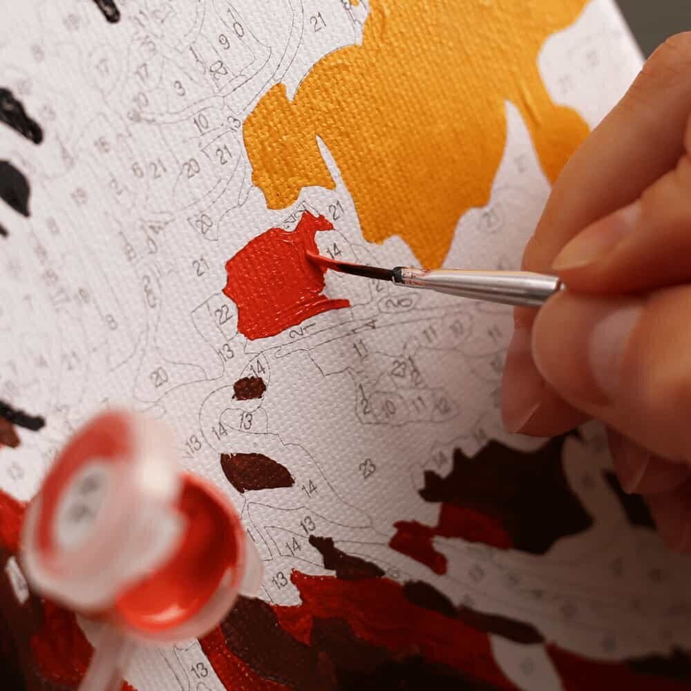 Maalaa oma mestariteos - Paint by numbers - 40x50 cm / ANG017/ Oh-art hinta ja tiedot | Maalaa numeroiden mukaan | hobbyhall.fi