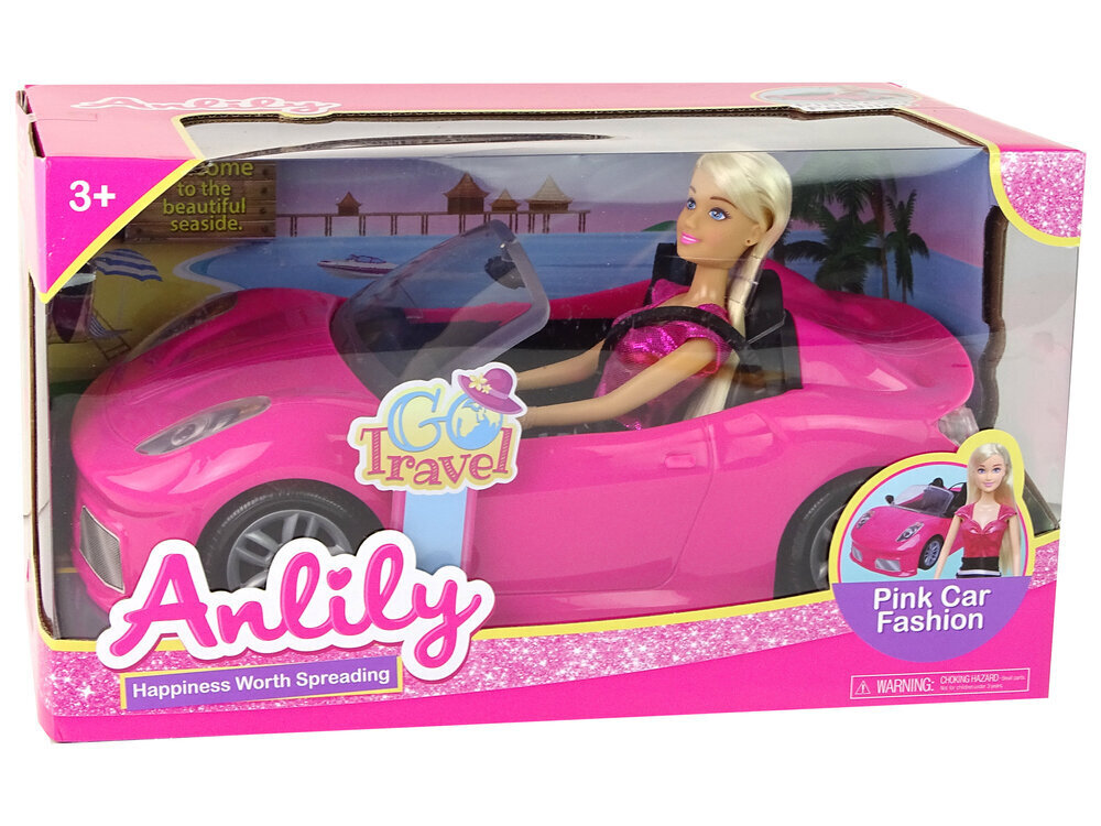 Anlily-nukke auton kanssa hinta ja tiedot | Tyttöjen lelut | hobbyhall.fi