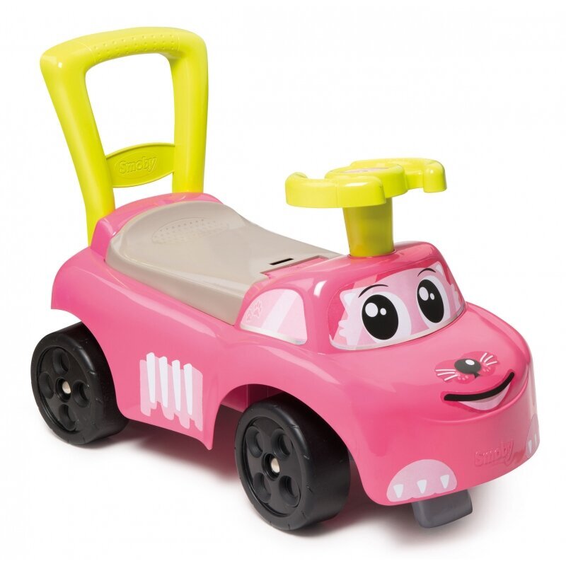 Smoby Ride On -potkuauto, vaaleanpunainen hinta ja tiedot | Vauvan lelut | hobbyhall.fi