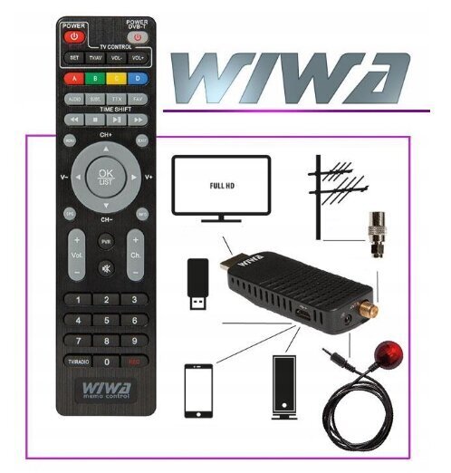 Wiwa H.265 MINI DVB-T2 hinta ja tiedot | TV-virittimet | hobbyhall.fi