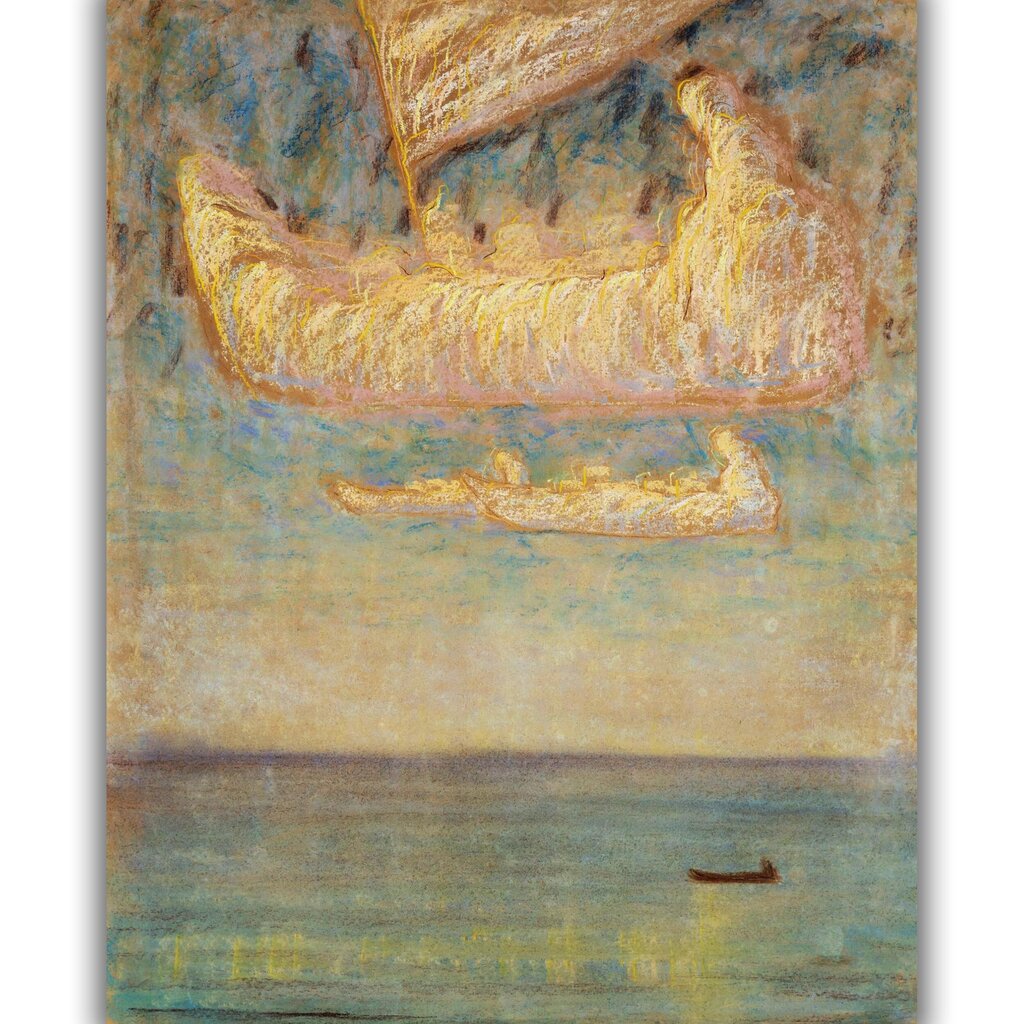 Jäljennös Ajatuksia, 1906, Mikalojus Konstantinas Čiurlionis hinta ja tiedot | Taulut | hobbyhall.fi